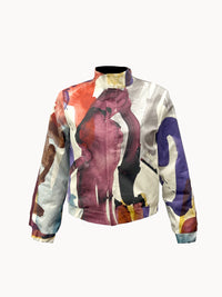 Symbols women's bomber jacket