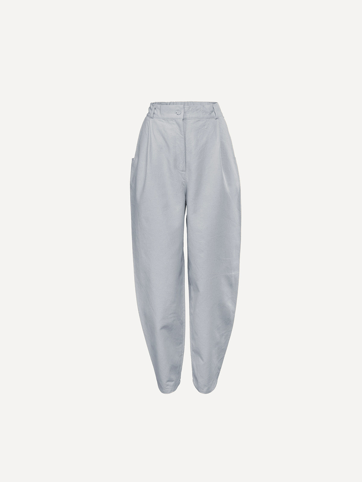 Gray slouchy women's pants