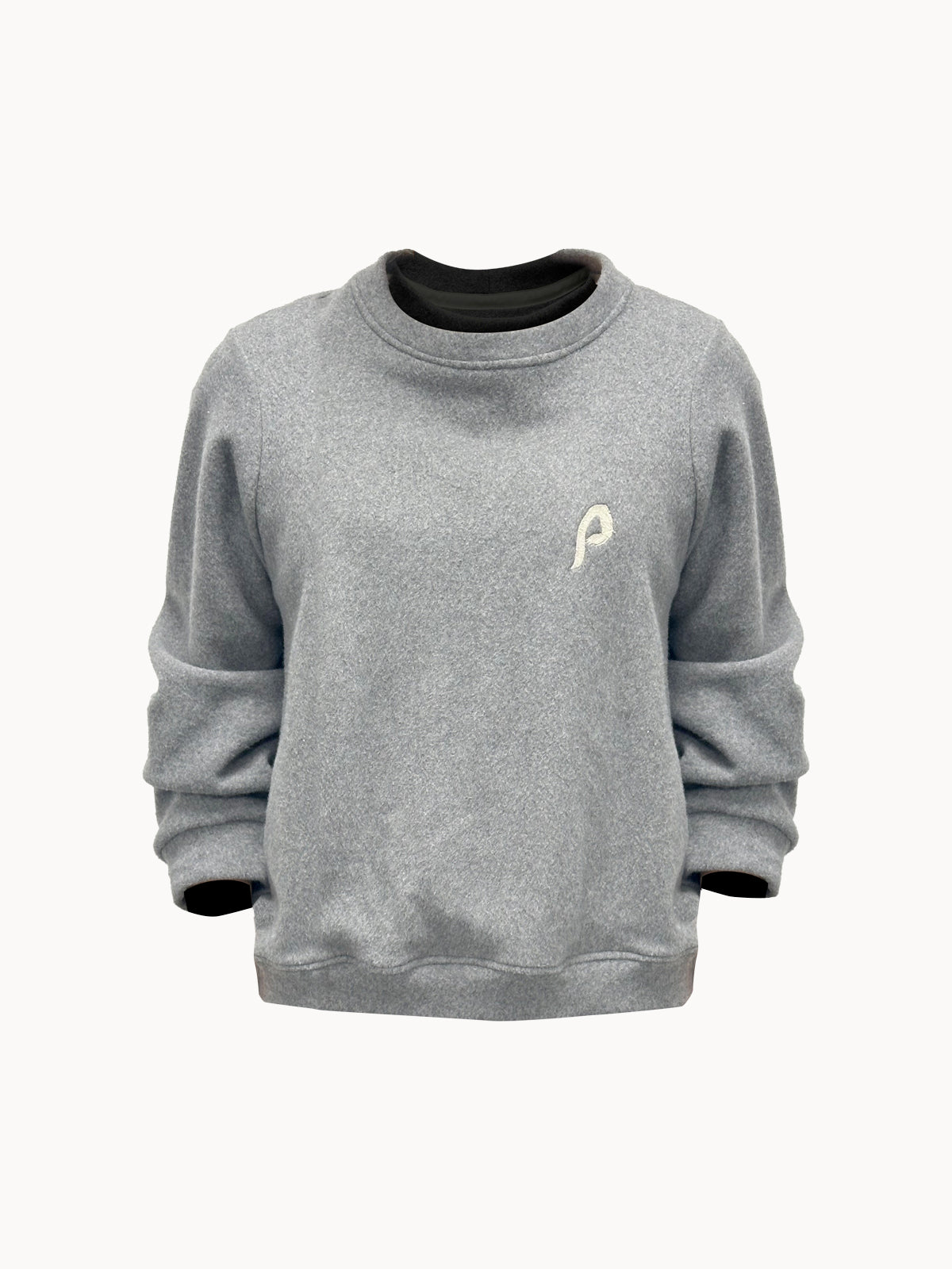 Szürke női oversized pulóver