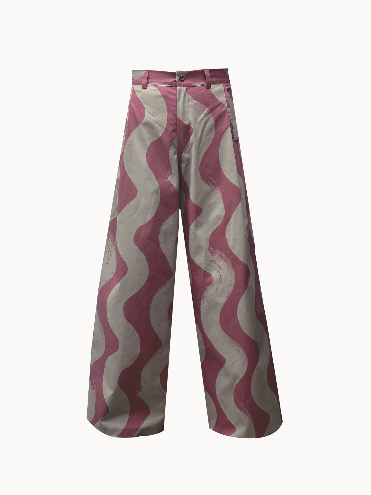 Vague immense grey-purple women's loose pants