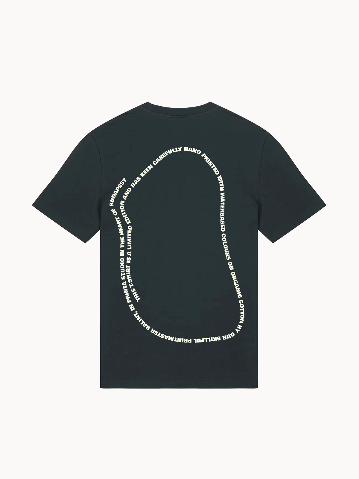 "Printa studio" fekete férfi póló