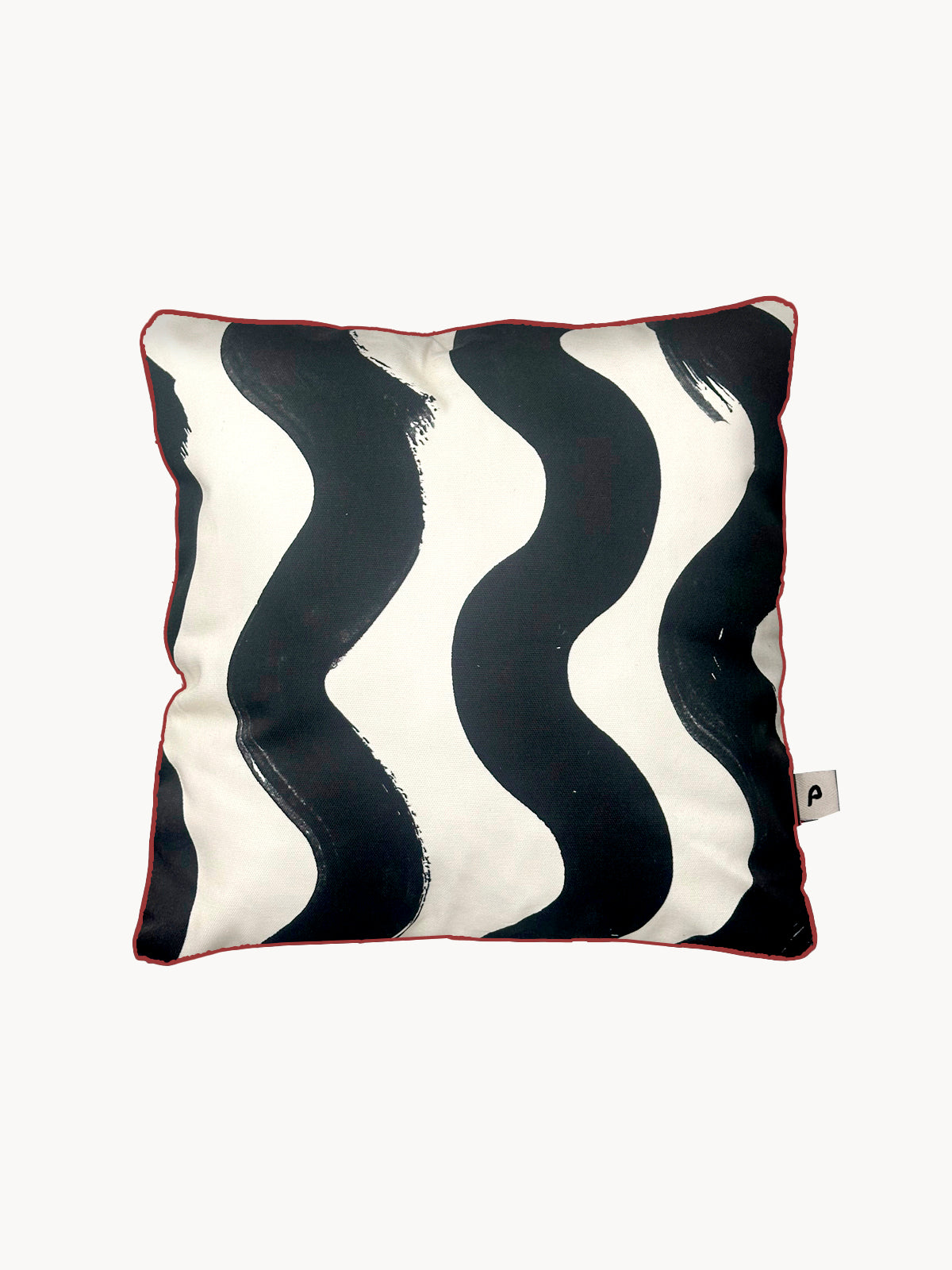Vague immense natural-black pillowcase