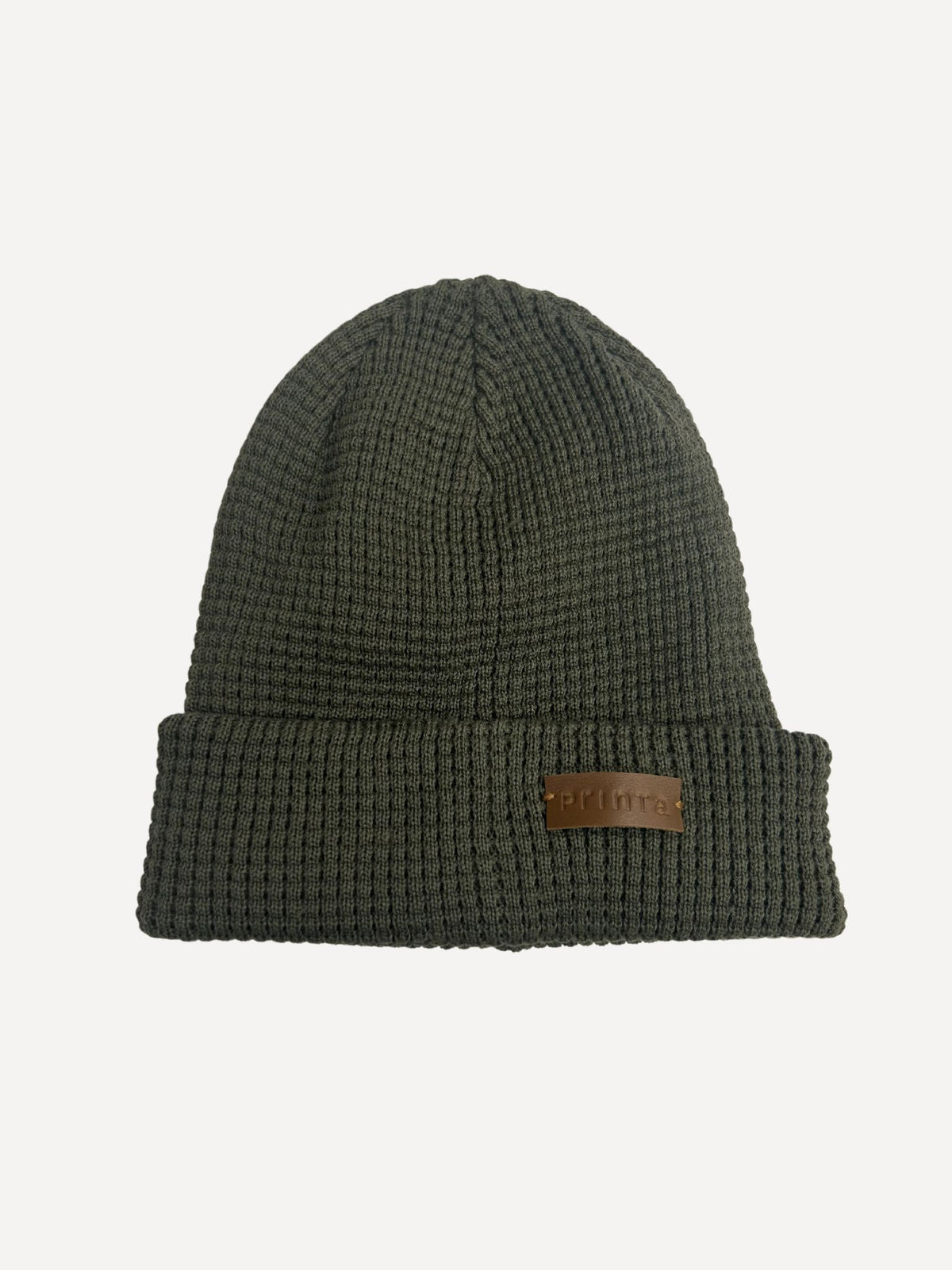 "Printa" green knitted cap