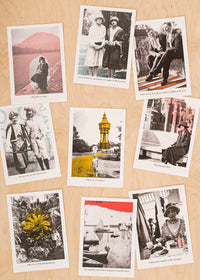 Printa Past postcard - Me arriving...