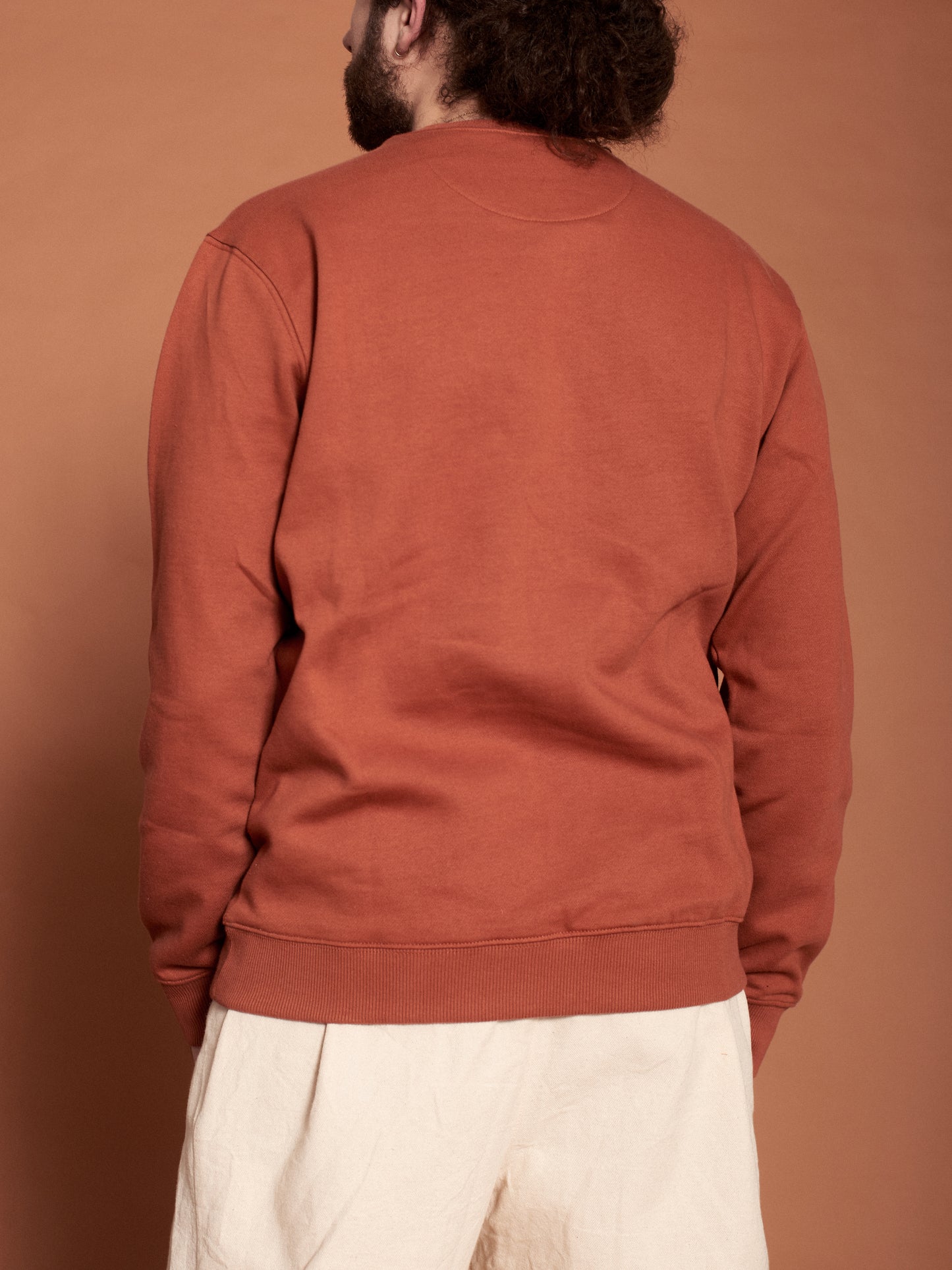 CURVES men's orange pullover