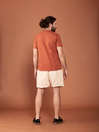 Curves orange men's t-shirt