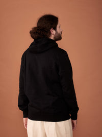 Balaton-felvidék black men's hooded sweatshirt