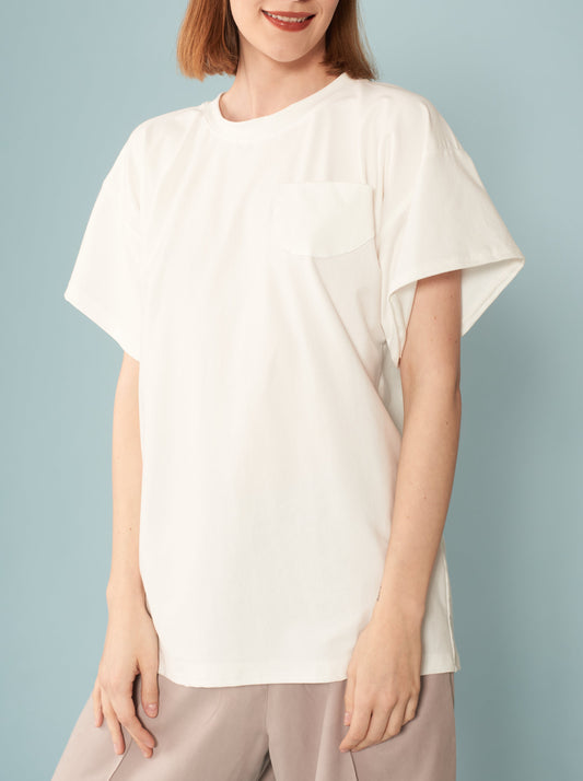 ZW white unisex t-shirt