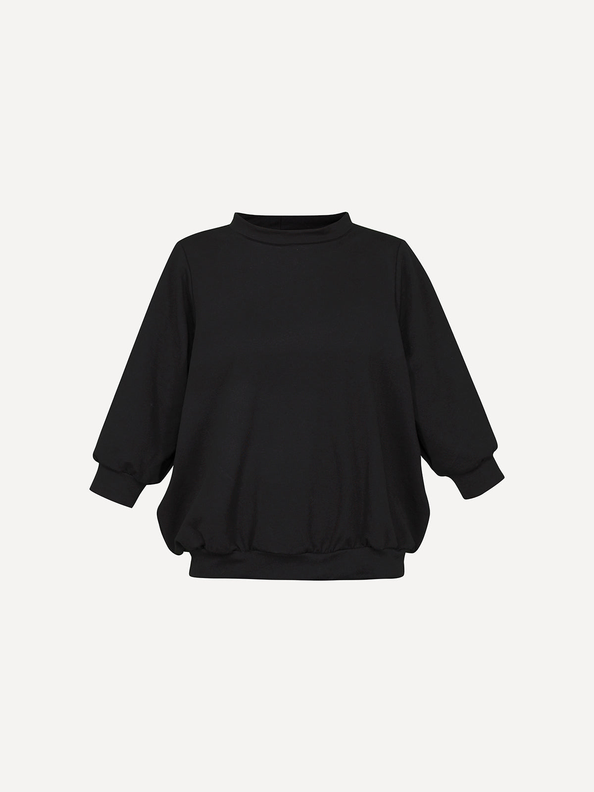 Fekete női oversized pulóver