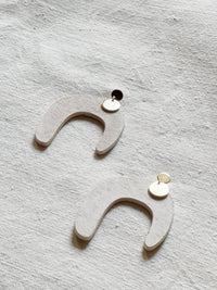 Sinai off-white earrings
