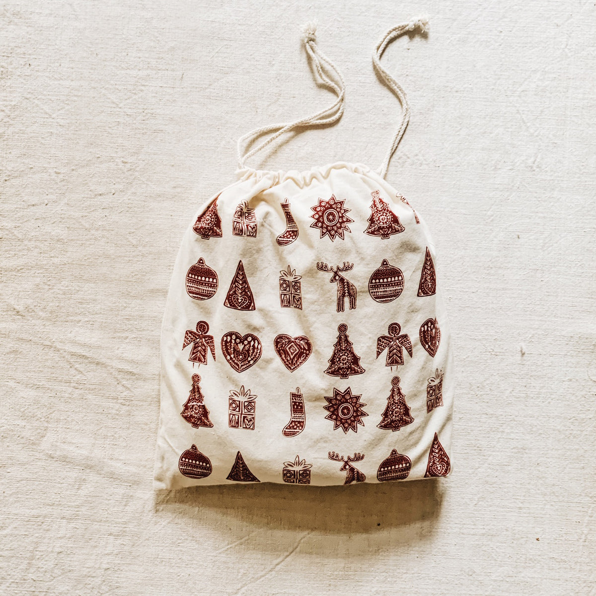 Christmas pattern packing bags