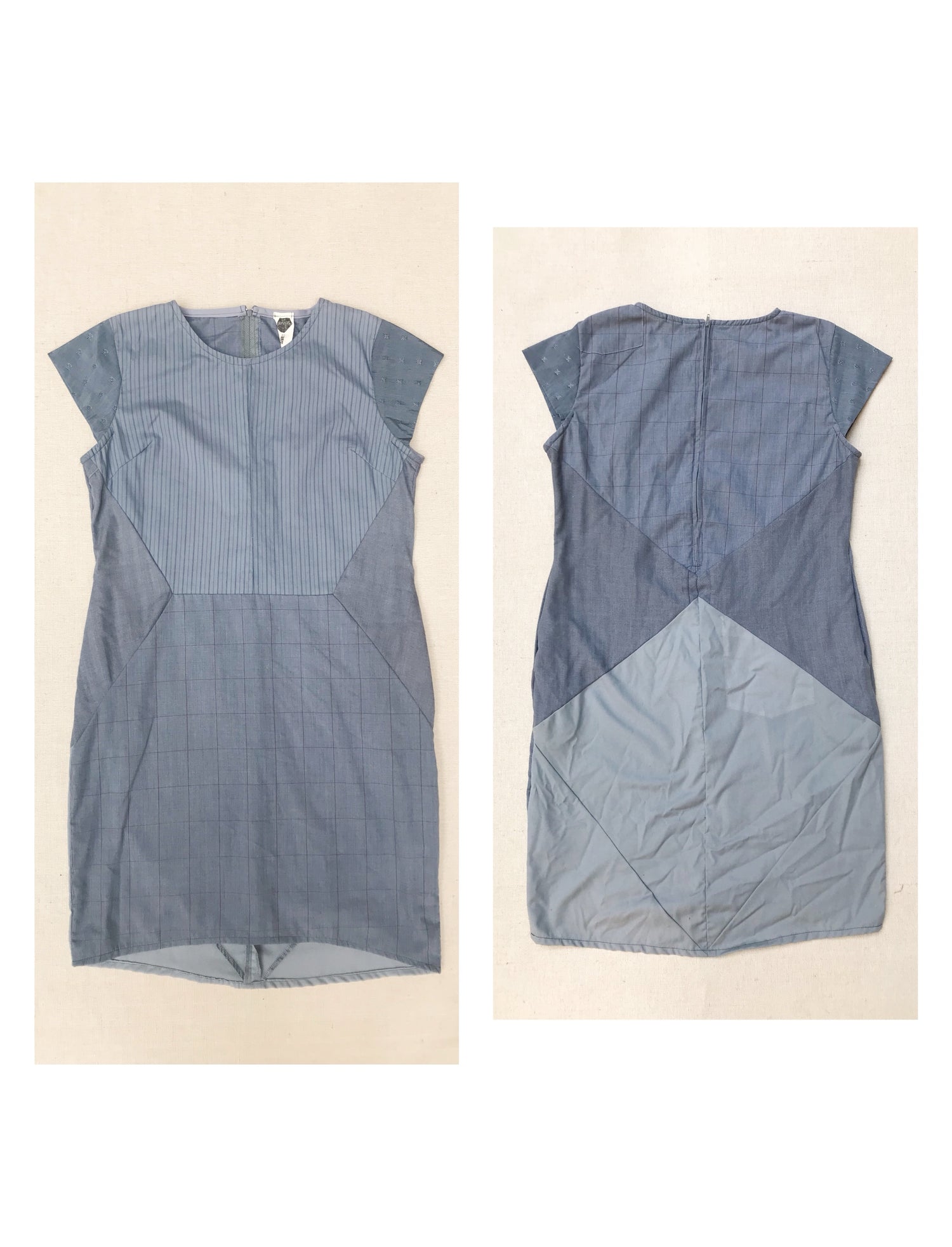 UNIQUE Recycled Teal Dress - ARCHIVE