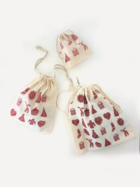 Christmas pattern packing bags