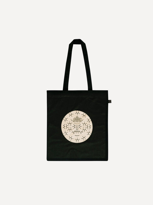 Black canvas bag with gutter cover