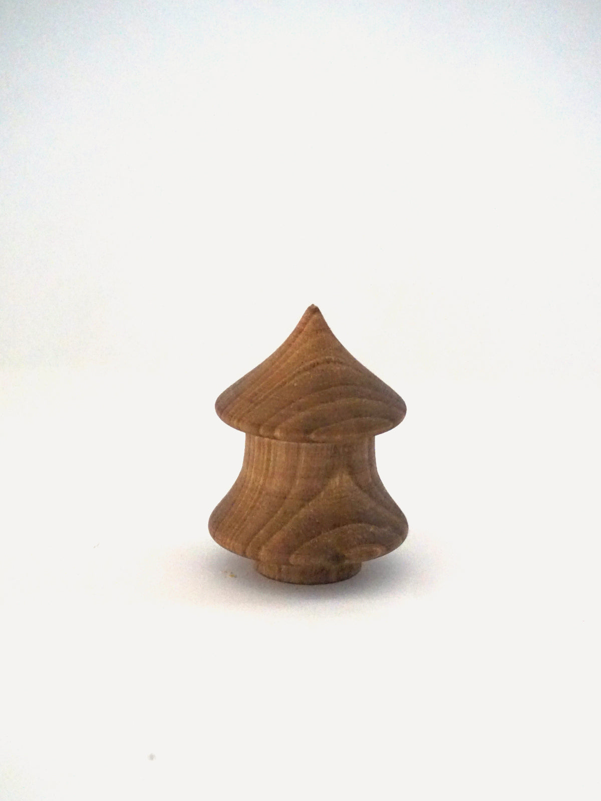 Small Christmas tree standing ornament made of wood