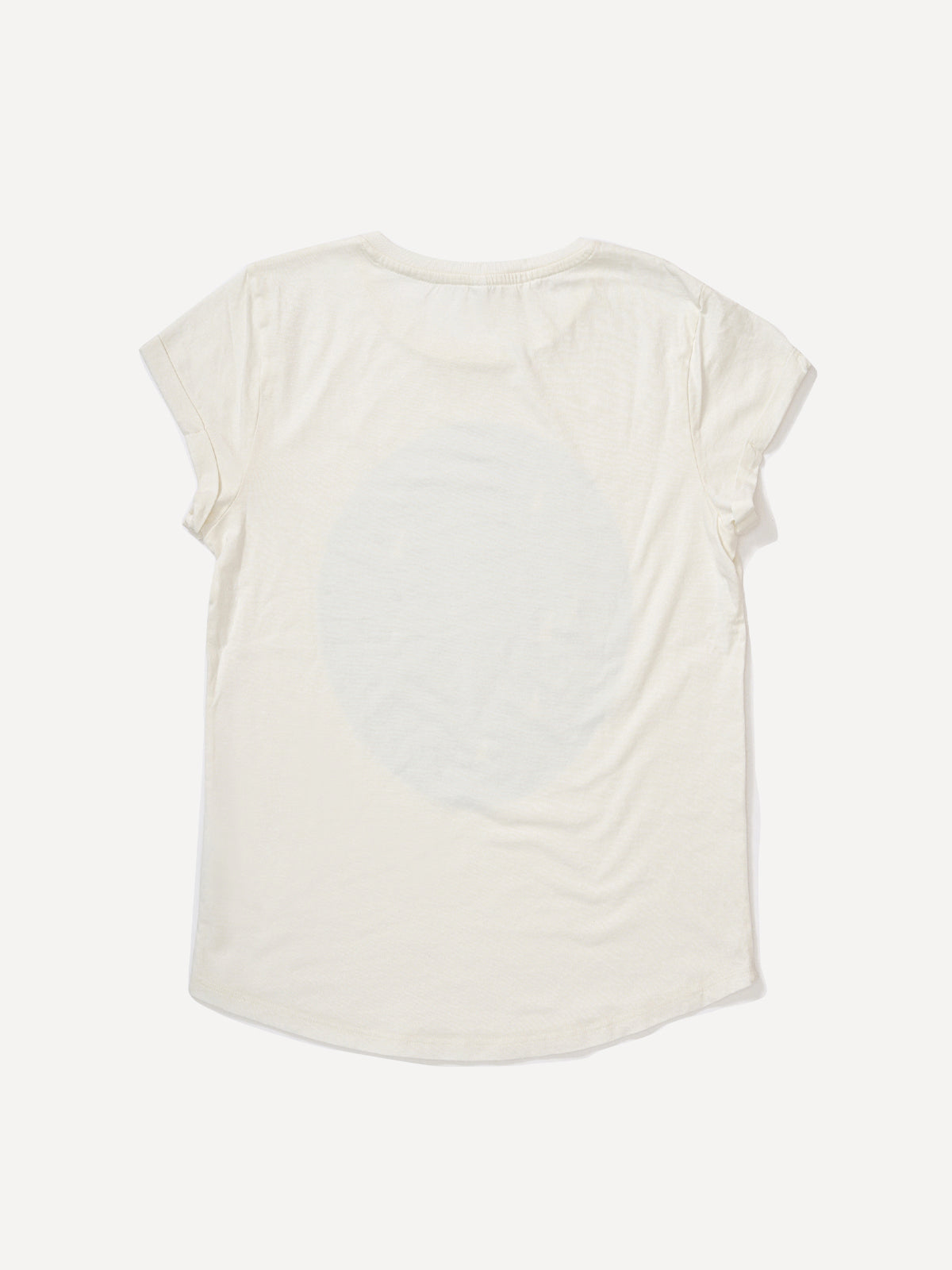 White women's t-shirt with Balaton pattern