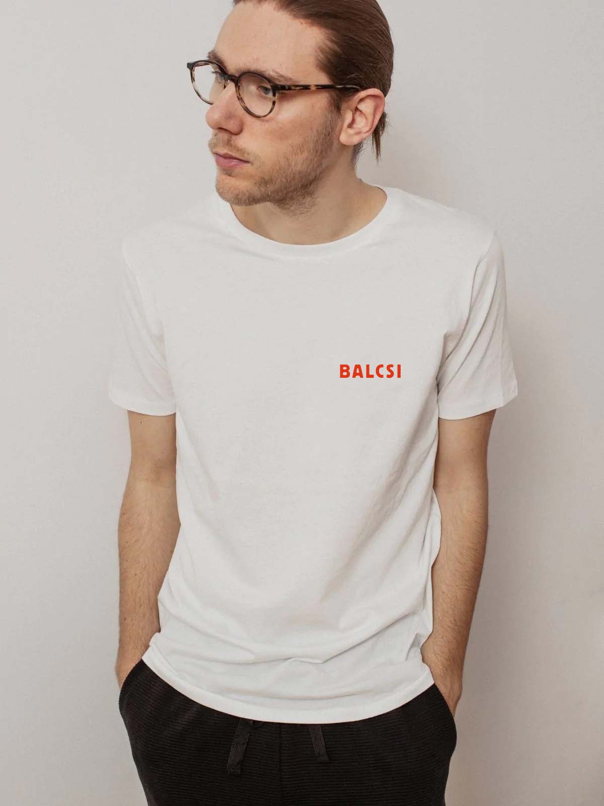 Balcsi white men's t-shirt
