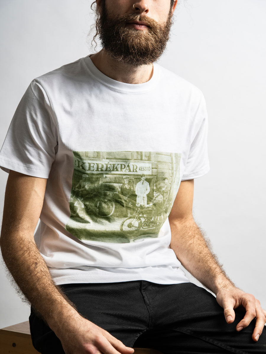 Printa Past - Bicycle maker men's t-shirt