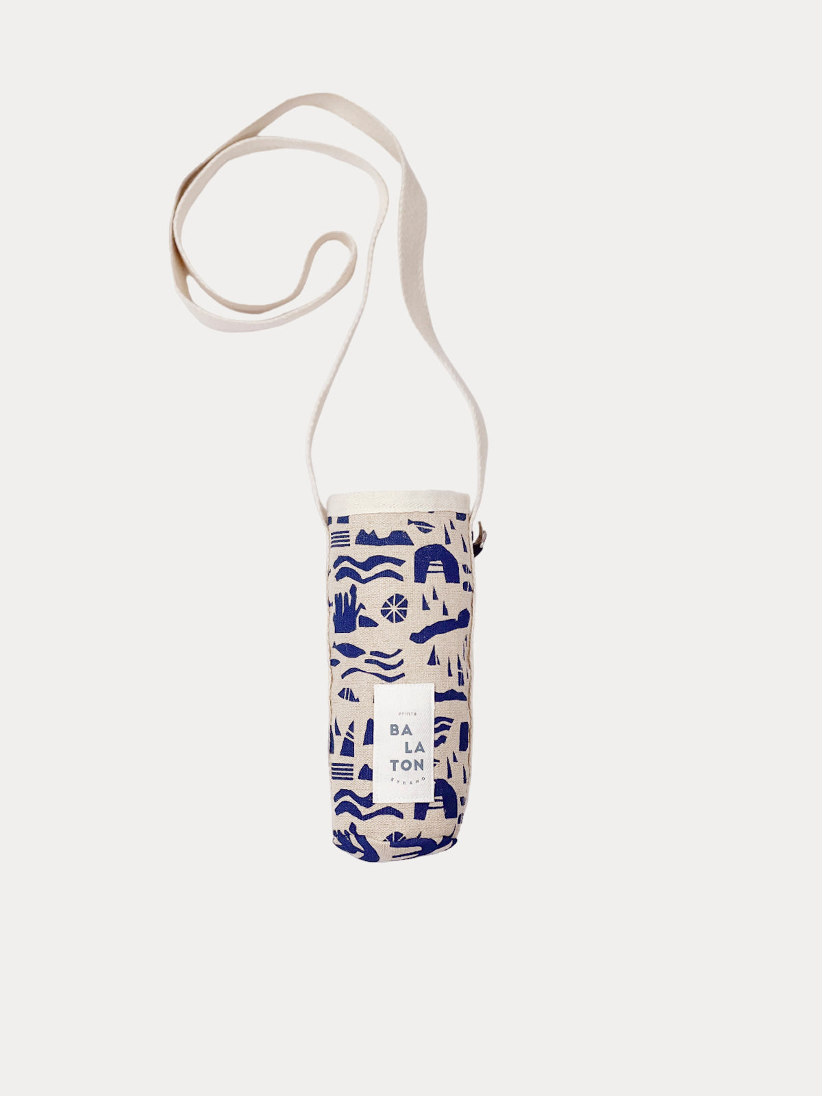 BEACH Balaton patterned bottle holder