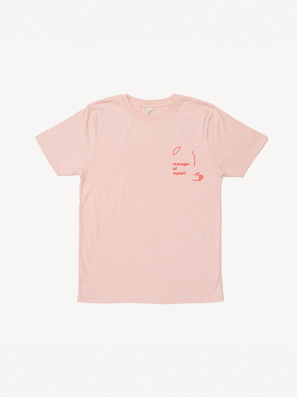Manager of myself pink T-shirt